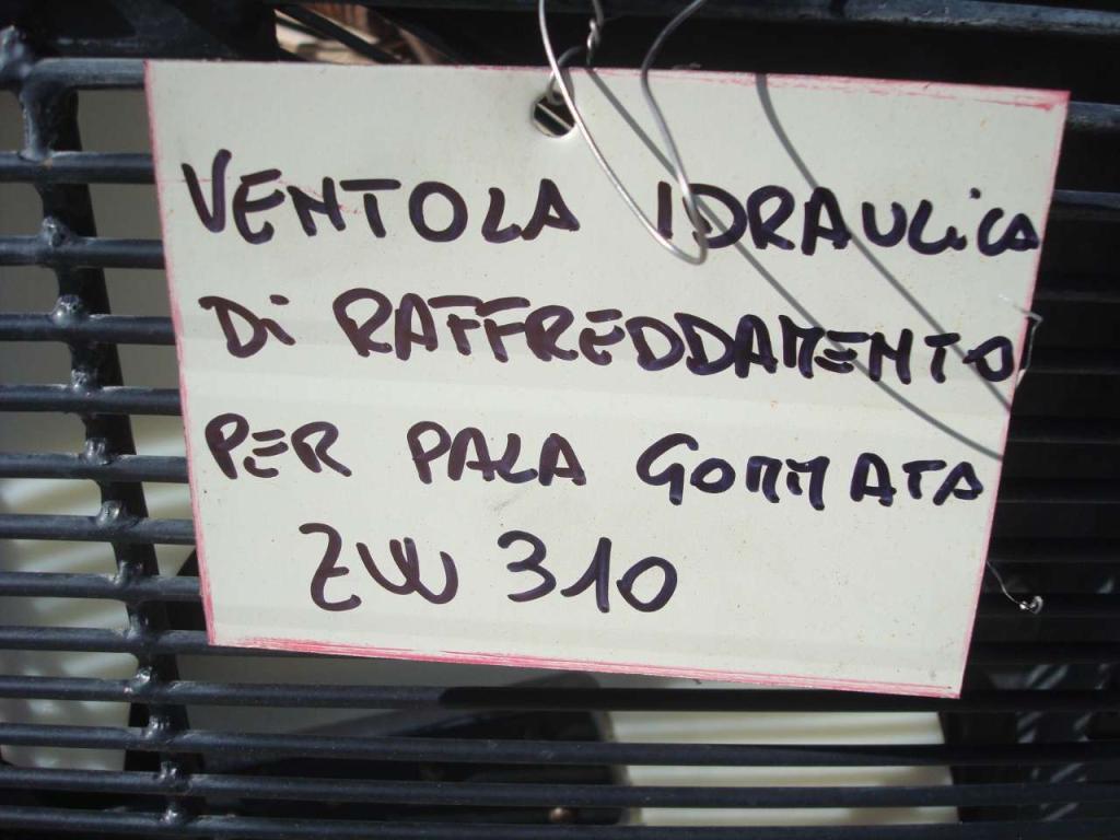 Ventola di raffreddamento per PALA GOMMATA ZW310 Foto 6