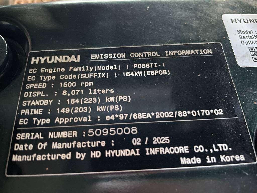 Hyundai P086TI-1 - 165 kVA Generator - DPX-19851 Foto 17