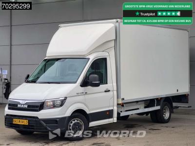 Man TGE 4.180 Dubbellucht Bakwagen Achterdeuren ACC Navi Airco Euro6 Meubelbak Koffer Airco in vendita da BAS World B.V.