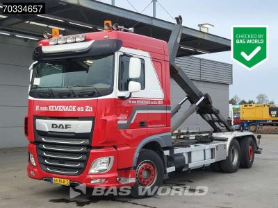 Daf XF 480 XF 6X2 NL-truck APK VSL S26-6200 containersystem Lift+steering axle Automatic Euro 6 in vendita da BAS World B.V.