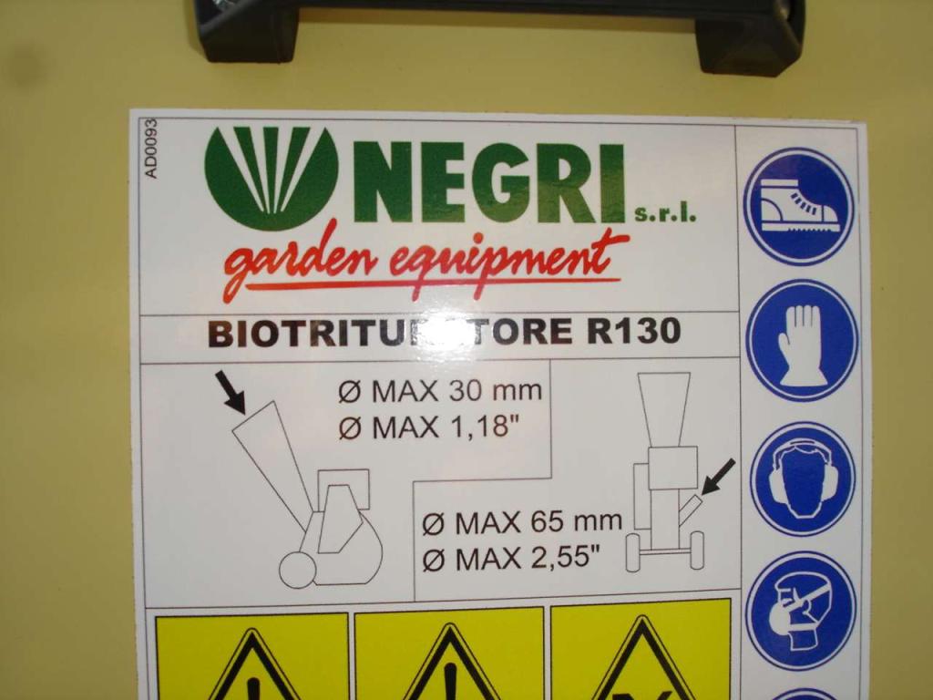 Negri R 130 HONDA GX 200 HP 8 Foto 8