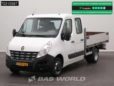 Renault Master 145PK Dubbel Cabine Open Laadbak Dubbellucht 3,5t Trekhaak Airco Pritsche Pickup Open Box Ai in vendita da BAS World B.V.