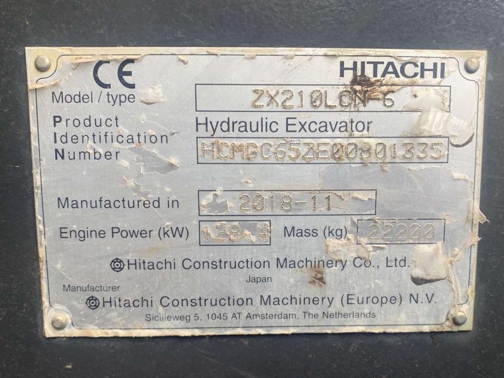 Hitachi ZX210LCN-6 Foto 16