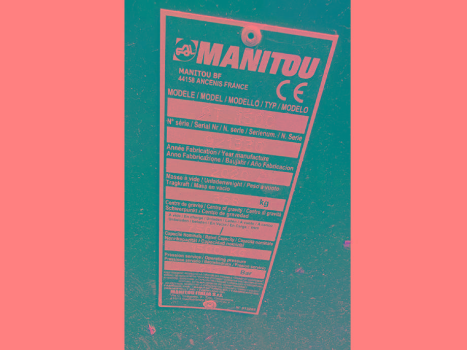 Manitou PT1500 C/ARGANO Foto 2