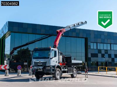 Man TGM 18.320 4X4 NEW 4x4 Palfinger PK 27002-SH D Crane manbasket Steelsuspension in vendita da BAS World B.V.