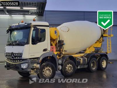 Mercedes Arocs 3240 8X4 9m3 mixer Steelsuspension Automatic Airoc Euro 6 in vendita da BAS World B.V.