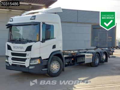 Scania P500 P 6X2 Full Air Zepro 2500kg Ladebordwand Lift-Lenk Asche Retarder in vendita da BAS World B.V.