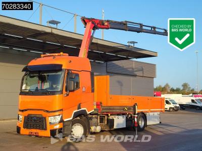 Renault T 380 4X2 Palfinger PK18002-EH Kran Crane Retarder Standklima Euro 6 in vendita da BAS World B.V.