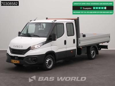 Iveco Daily 35S16 3.0L Automaat Dubbel Cabine Open Laadbak 3,5t Trekhaak 160PK Airco Euro6 Pritsche Picku in vendita da BAS World B.V.