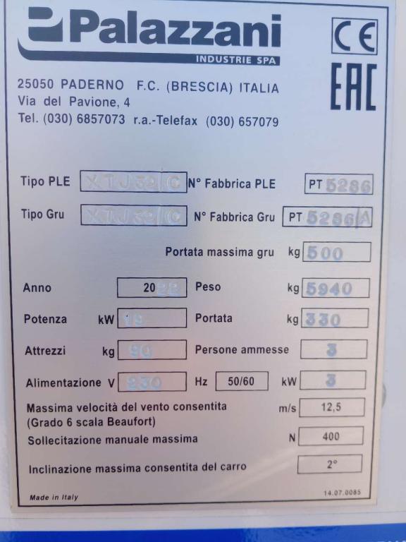 Palazzani XTJ32/C Foto 12