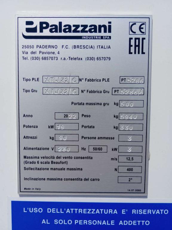 Palazzani XTJ32/C Foto 16