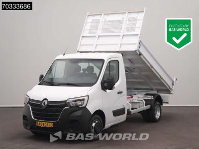 Renault Master 130PK Kipper Dubbellucht 3,5t Trekhaak Airco Cruise Euro6 Tipper Benne Kieper A/C Towbar Cru in vendita da BAS World B.V.