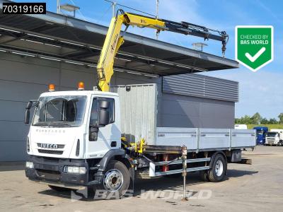 Iveco Eurocargo 160E220 4X2 HYVA V911 3S Crane Kran 750cm box Manual Euro 5 in vendita da BAS World B.V.