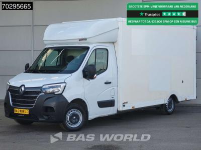 Renault Master 145PK Bakwagen Lowliner LED Airco Cruise Achterdeuren Meubelbak Koffer Airco Cruise control in vendita da BAS World B.V.