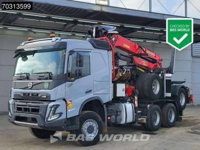 Volvo FMX 540 6X6 Palfinger Epsilon S260L87 wood crane Holztransport VEB+ Automatic Euro 6 in vendita da BAS World B.V.