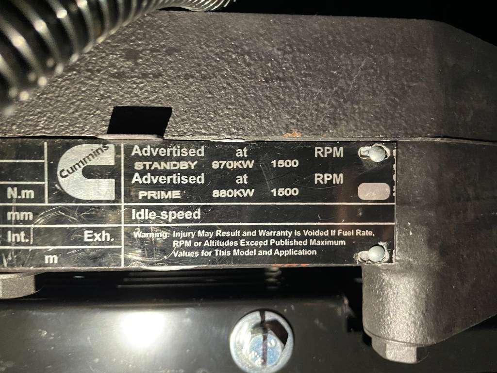 Cummins KTA38-G5 - 1100 kVA Generator - DPX-18815 Foto 12