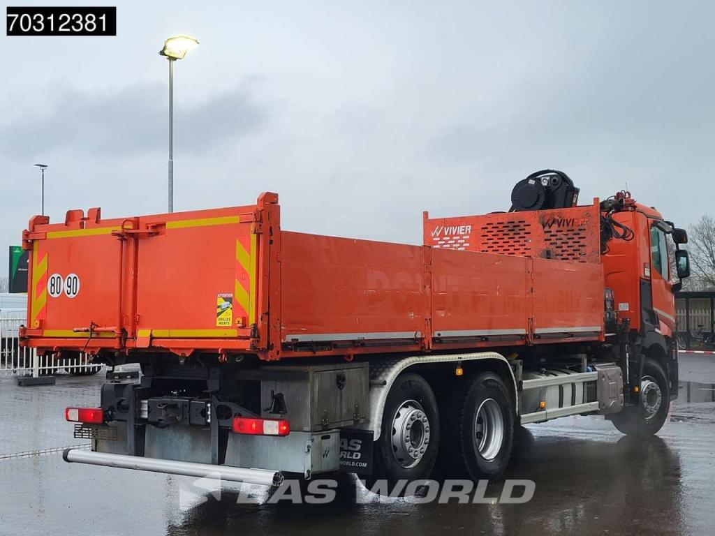 Renault C 430 6X2 HIAB X-HIDUO 158BS-3 Crane + Tipper Euro 6 Foto 14