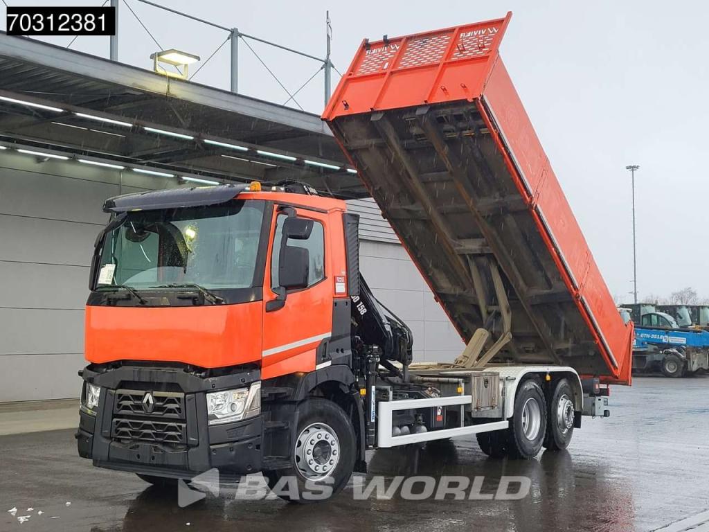 Renault C 430 6X2 HIAB X-HIDUO 158BS-3 Crane + Tipper Euro 6 Foto 9
