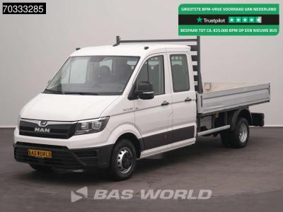 Man TGE 5.180 Automaat 180PK Dubbel Cabine Open Laadbak Dubbellucht Trekhaak Airco Cruise Euro6 Pritsch in vendita da BAS World B.V.