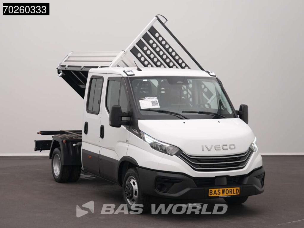Iveco Daily 35C21 3-Zijdige Kipper Dubbel Cabine 210PK 3.0L Dubbellucht 3,5t Trekhaak ACC Airco LED Camer Foto 5