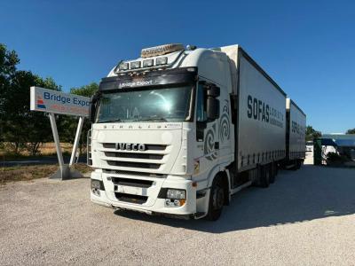 Iveco STRALIS 420 CUBE ZF euro 5 + biga in vendita da Bridge Export Srl