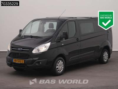 Ford Transit Custom 125pk Dubbel Cabine L2H1 Navi Trekhaak Airco Cruise Camera Parkeersensoren v+a DC Do in vendita da BAS World B.V.