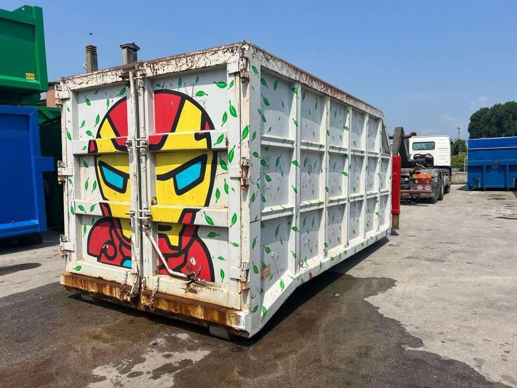 CONTAINER SCARRABILE USATO A CIELO APERTO CON GRU Foto 4