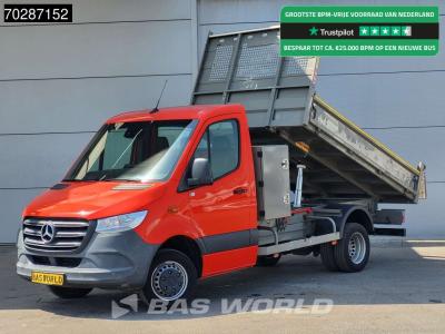 Mercedes Sprinter 514 CDI Kipper met Kist Dubbellucht 3,5t Trekhaak Airco Cruise Euro6 Tipper Benne Kieper 2 in vendita da BAS World B.V.
