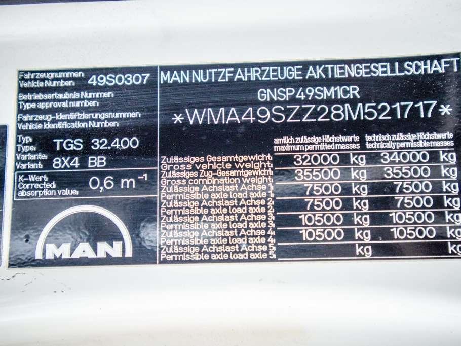 Man TGS 32.400 BB+STETTER+BELT/BAND/TAPIS Foto 15