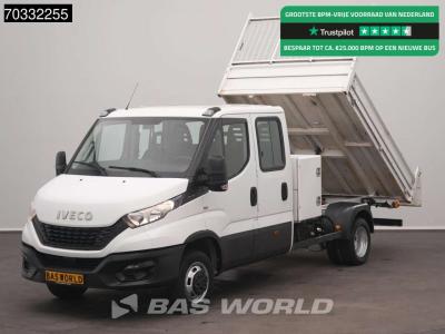 Iveco Daily 35C16 3.0 160PK Kipper Dubbele Cabine 3,5t Trekhaak Dubbellucht Airco Cruise Euro6 Tipper Ben in vendita da BAS World B.V.