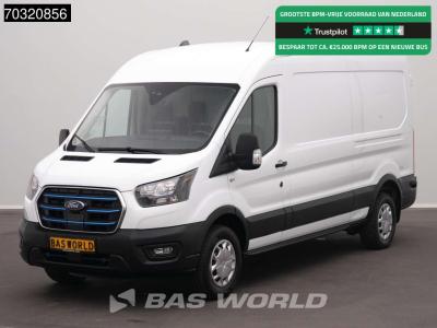 Ford Transit 185pk L3H2 L3 Elektrisch 68kWh 317km WLTP Navi Airco Cruise Parkeersensoren v+a SYNC4-Displ in vendita da BAS World B.V.