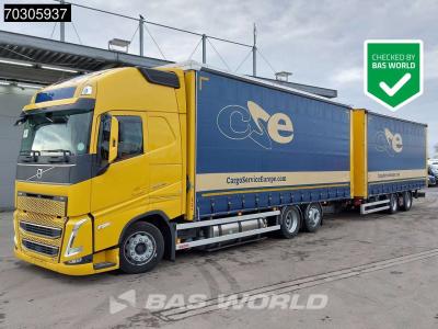 Volvo FH 460 6X2 Curtainsider Combi LNG Engine Sliding roof I-Park cool VEB+ in vendita da BAS World B.V.
