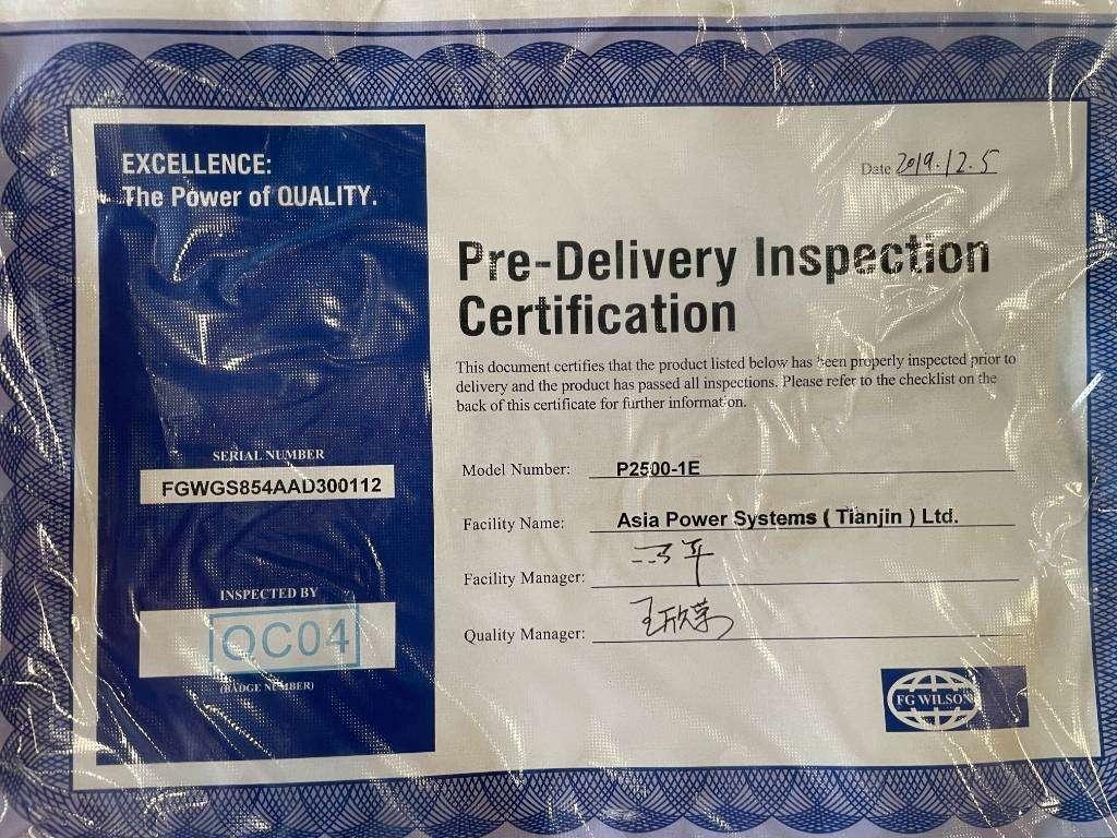 FG Wilson P2500-1E - 2500 kVA Surplus Genset - DPX-25085 Foto 21
