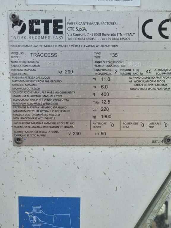 CTE TRACCESS 135 Foto 13