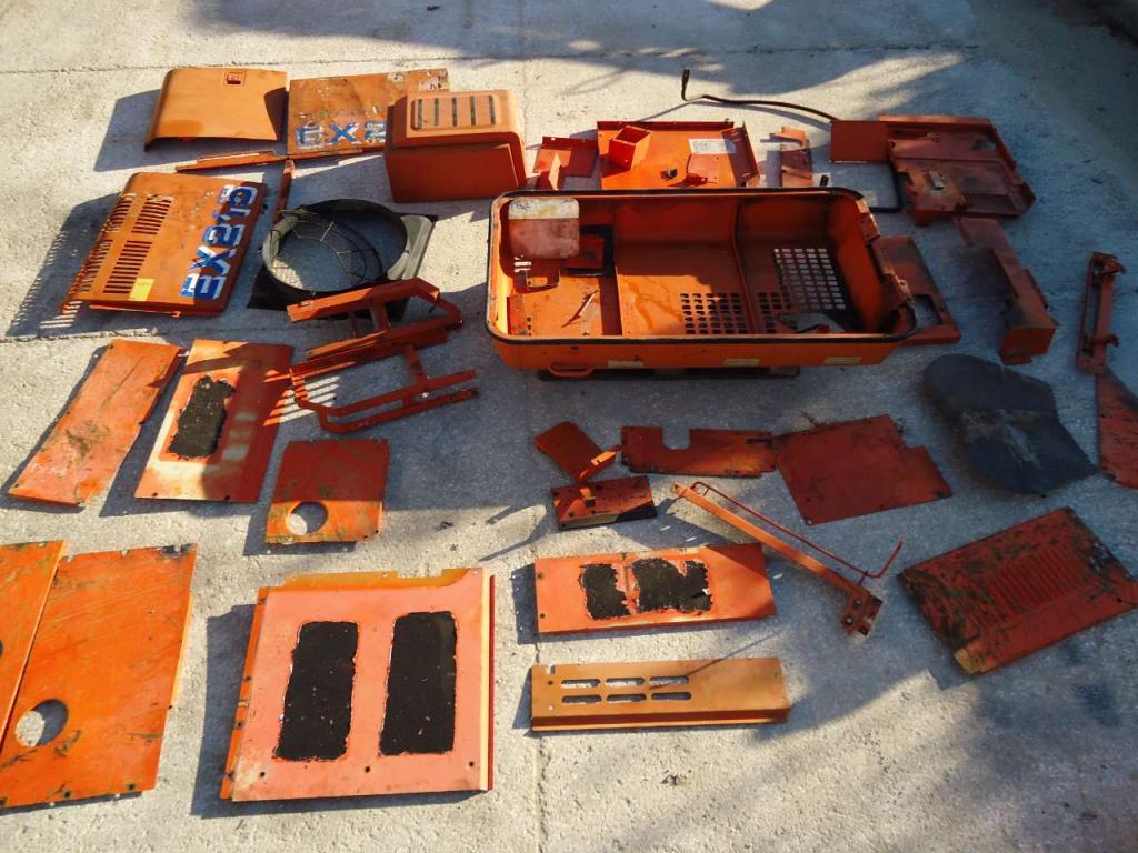 Cofanatura e carter carrozzeria per Fiat Hitachi EX 215 Foto 2