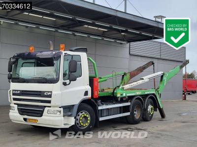 Daf CF75.310 6X2 NL-truck Multilift Skiploader Automatic Steering Axle Euro 5 in vendita da BAS World B.V.