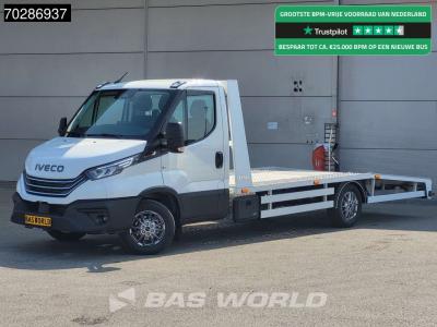 Iveco Daily 35S18 Automaat Autotransporter 3,5t Trekhaak Navi Airco LED ACC Euro6 Oprijwagen Cartransport in vendita da BAS World B.V.
