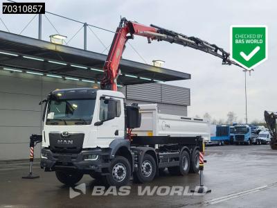 Man TGS 35.440 8X4 NEW! FASSI F365RA.2.26 E-Dynamic Crane + Jib 5m3 KH 3-way tipper in vendita da BAS World B.V.