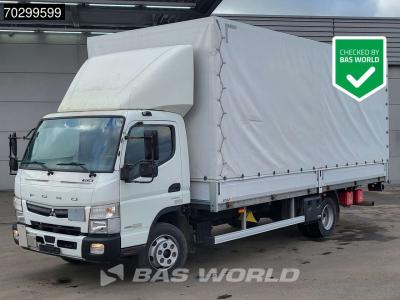 Mitsubishi Fuso 7C18 4X2 7.5tonner Curtainsider Ladebordwand Automatic Euro 6 in vendita da BAS World B.V.