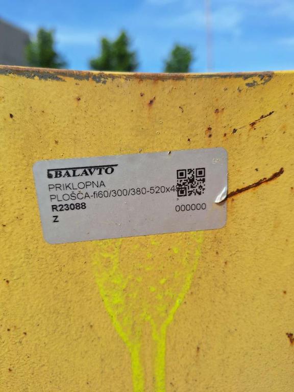 pin-on for 12-15 ton excavators Attachment plate Foto 10