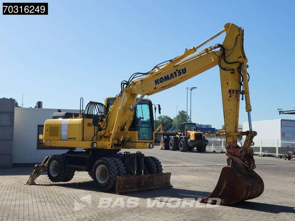 Komatsu PW180 -7E0 OUTRIGGERS + BLADE Foto 11