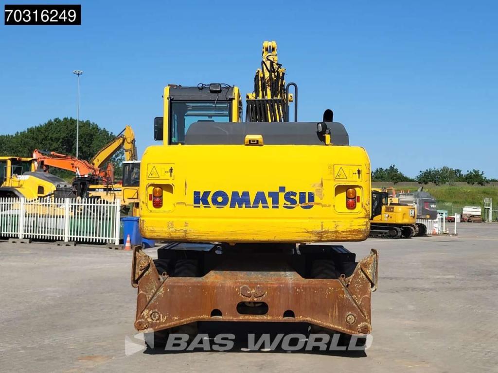 Komatsu PW180 -7E0 OUTRIGGERS + BLADE Foto 7