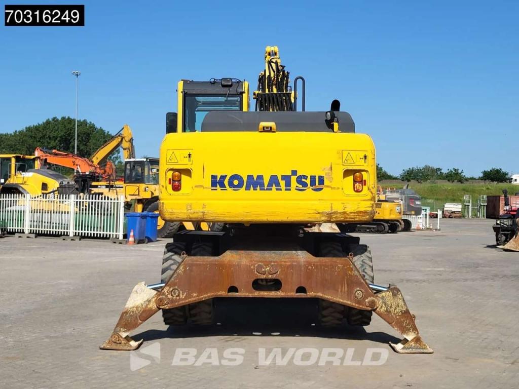 Komatsu PW180 -7E0 OUTRIGGERS + BLADE Foto 8