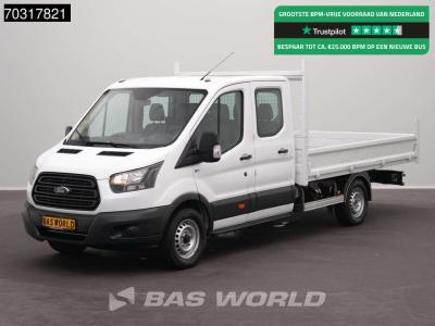 Ford Transit 130pk Dubbel Cabine Open Laadbak Euro6 Pritsche Pickup Open Box in vendita da BAS World B.V.
