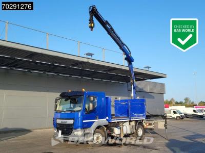 Daf LF 260 LF 4X2 HIAB 111 B-2 Hiduo Crane Automatic ACC Euro 6 in vendita da BAS World B.V.