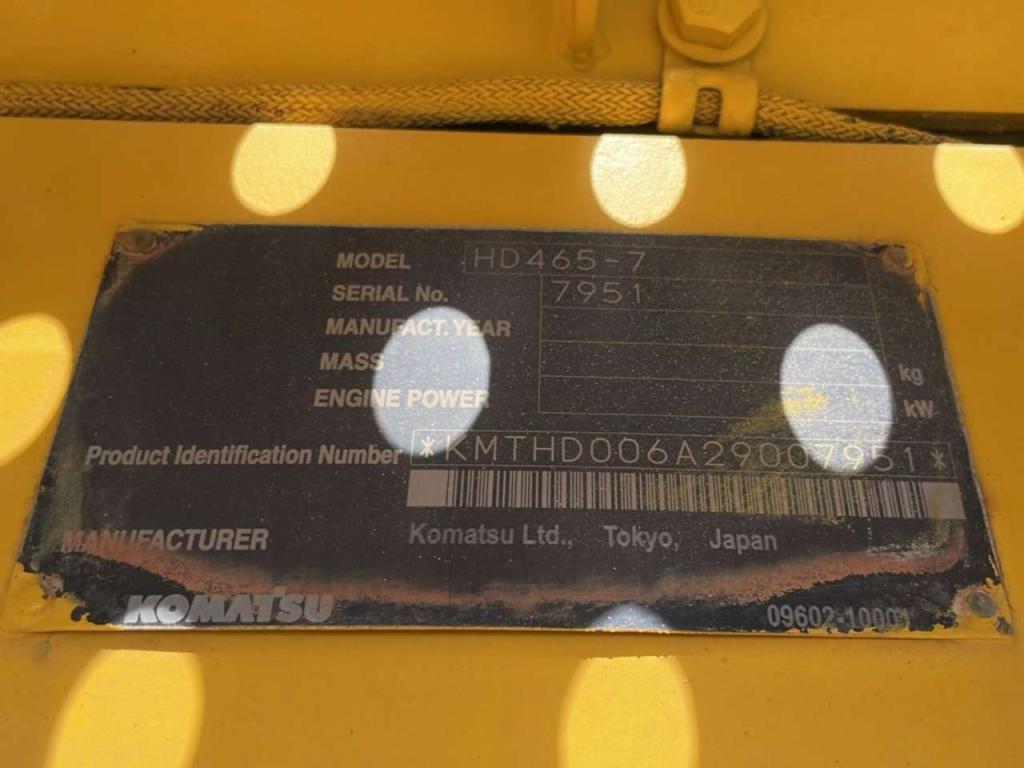 Komatsu HD465-7 Foto 4
