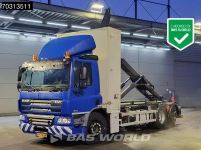 Daf CF75.250 6X2 VDL S-21-6200 containersystem Lift-Axle Automatic Euro 5 in vendita da BAS World B.V.