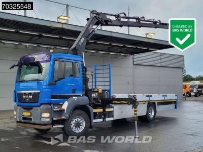 Man TGS 18.320 4X4 NL-Truck APK  HIAB 166-D5 DUO Kran Crane Manual Euro 4 in vendita da BAS World B.V.