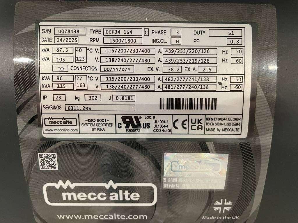 JCB 448TGWA-72 - 80kVA marine genset St-5 - DPX-22002 Foto 18