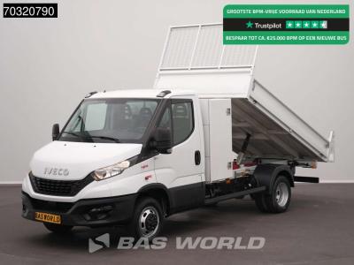 Iveco Daily 35C16 3.0L Kipper met Kist Dubbellucht 3,5t Trekhaak Navi Airco Cruise Camera Euro6 Tipper Be in vendita da BAS World B.V.